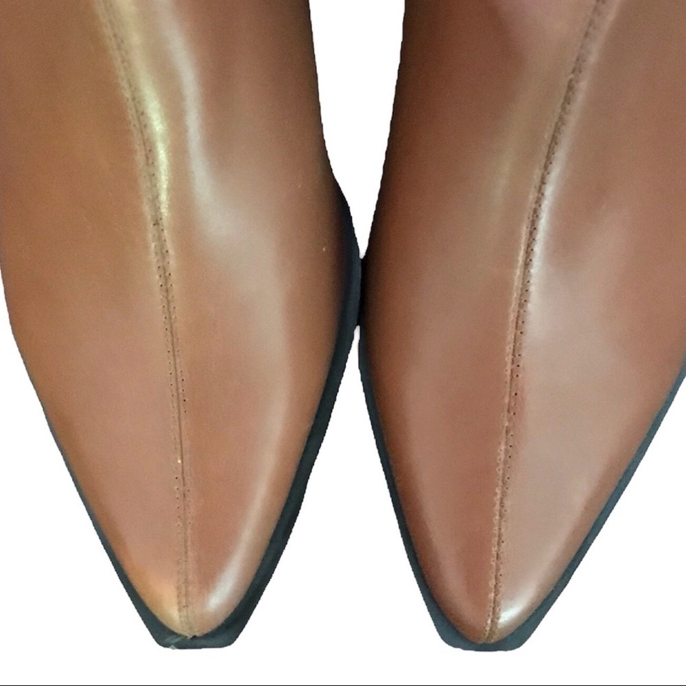 Revolve Alias Mae Tan Maja Leather Pull On Ankle Boot - Picture 12 of 16